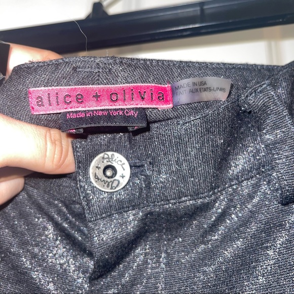 Alice and Olivia vintage shiny low waisted pants - Picture 4 of 5